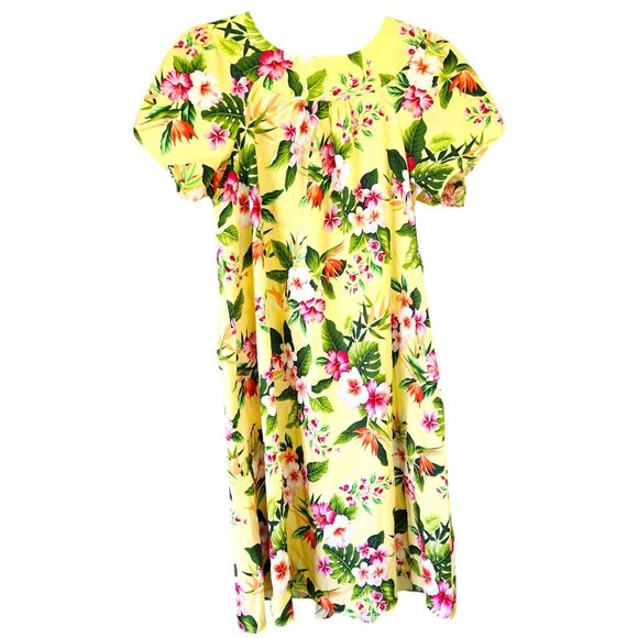 Authentic Hawaiian Hibiscus Dress Miu Miu Made in Hawaii Size Small NEW w/Tag - Picture 10 of 12